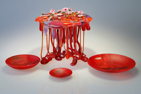 Reds watery dish by Ruth  Shelley