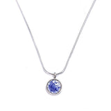 Small spotty pendant in violet blue by Kathryn Willis
