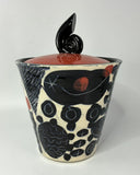 Tall Geo Jar by Simon Sharp