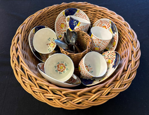 Tea Service Basket by Dea Neile-Hopton