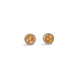 Tiny spotty studs in orange by Katryn Willis