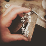 Wild honeycomb bangle by Beca Beeby