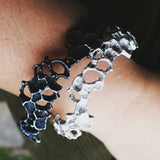 Wild honeycomb bangle by Beca Beeby