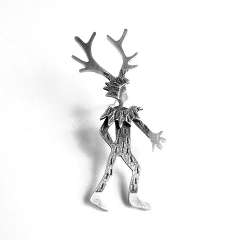 Wild Thing Stag Pin by Becky Crow