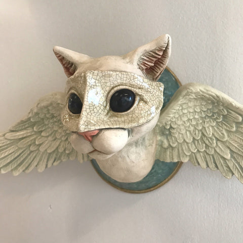 Winged Cat by Helen Higgins