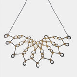 Large Iron Squiggle Pendant by Ann Catrin Evans