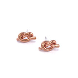 Copper Knot Studs by Ann Catrin Evans