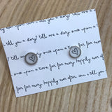 Small Studs by Clare Collinson Heart (image)