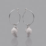 Conch Hoop Earrings by Rauni Higson