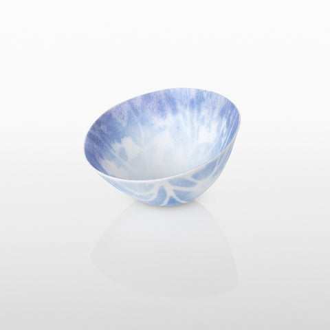 Medium Blue and Purple Bowl by Verity Pulford