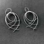 Filaments Round Earrings by Karen Williams