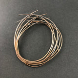 Filaments Rose Gold Plate Bangle by Karen Williams
