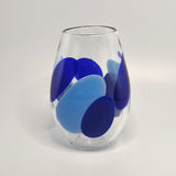 Blue Dot Vase by Kathryn Roberts