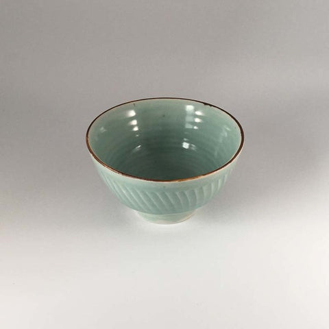 Delicate fluted bowl by Margaret Frith
