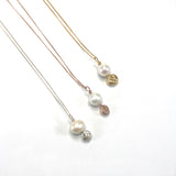 Moon Dot Pearl Necklace by Anne Morgan