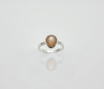 Faceted Gemstone Ring by Rebecca Oldfield