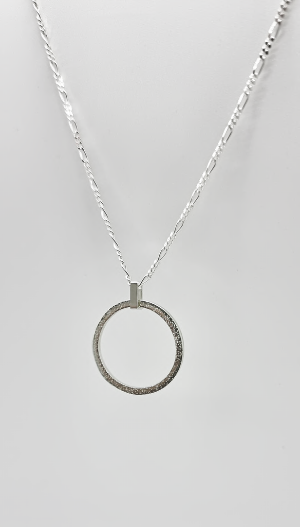 Circle Sparkle Necklace by Rebecca Oldfield Makers Guild in Wales