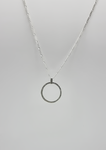 Circle Sparkle Necklace by Rebecca Oldfield