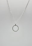 Sparkle Effect Circle Necklace by Rebecca Oldfield