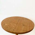 Shaker Round Table in oak by John Parkinson