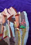 'Valley of Rocks' Embroidery by Sue Atkins